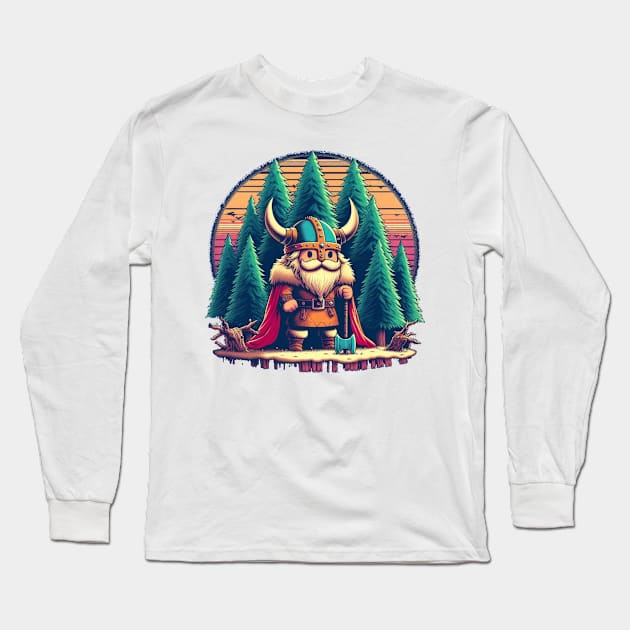 Little Viking V3 Long Sleeve T-Shirt by LarsonBrosSupplyCo